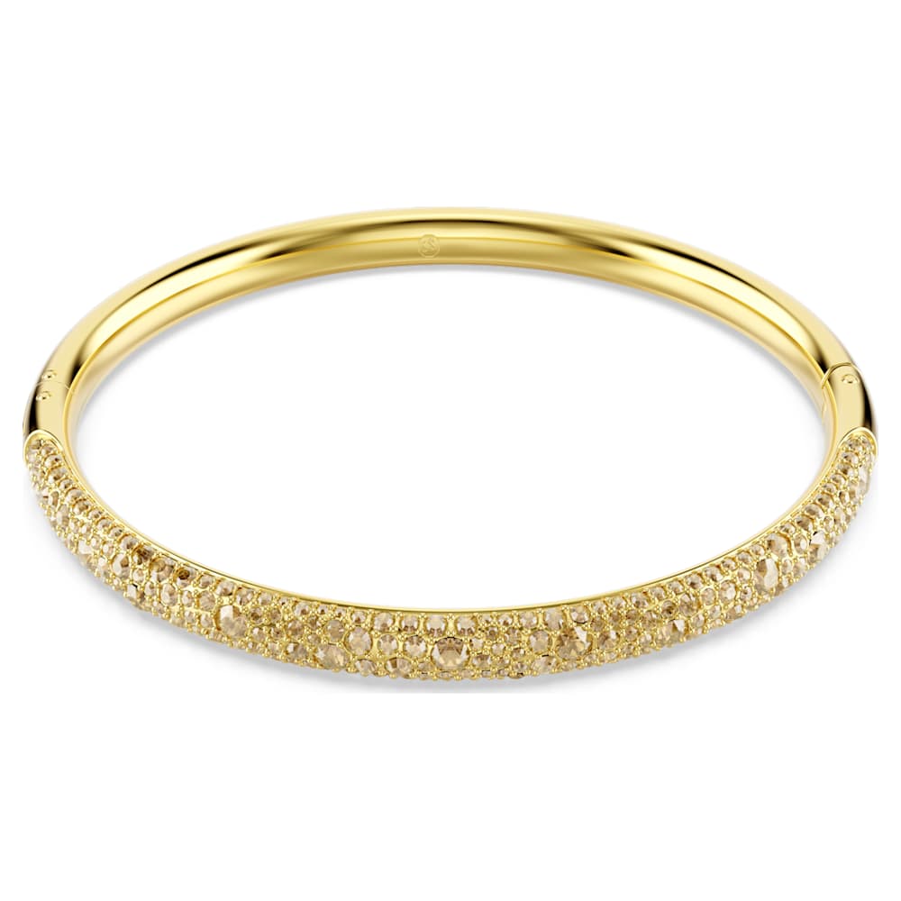 2025年 お歳暮・冬ギフト特集 Sublima Swarovski | plated Gold-tone White, pavé, Snow bangle, アクセサリー