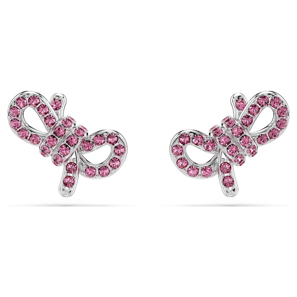 Swarovski bow earrings discount