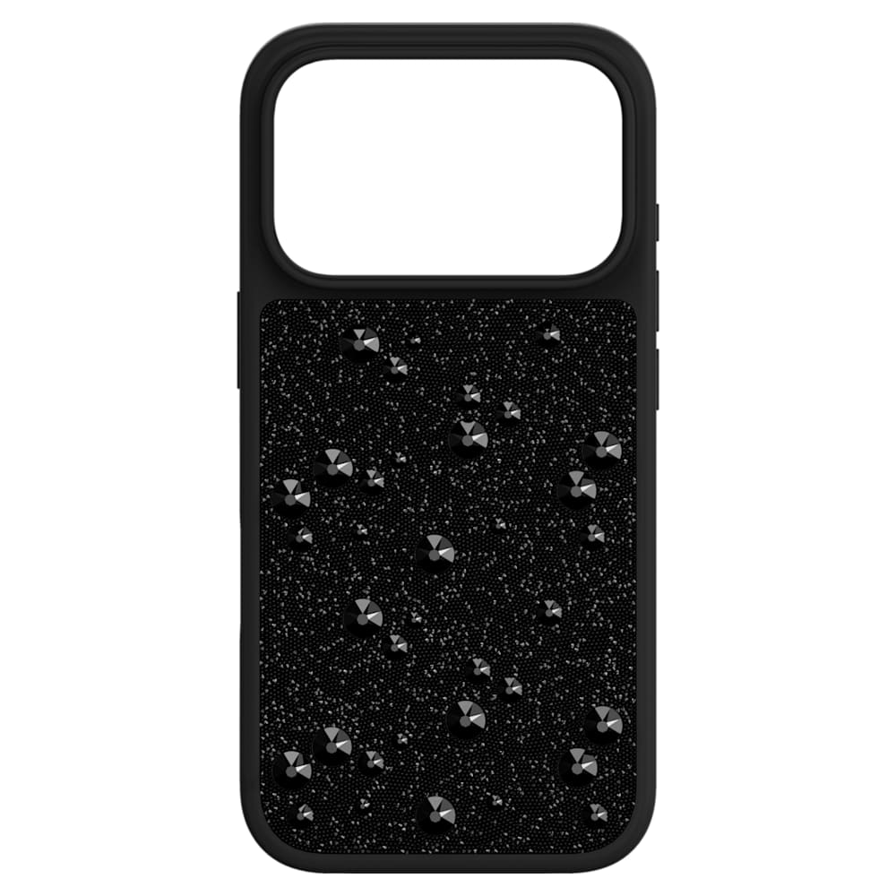 iPhone17promax（iface）/スワロフスキー High smartphone case, Flat Back crystals, iPhone® 17 Pro, Black