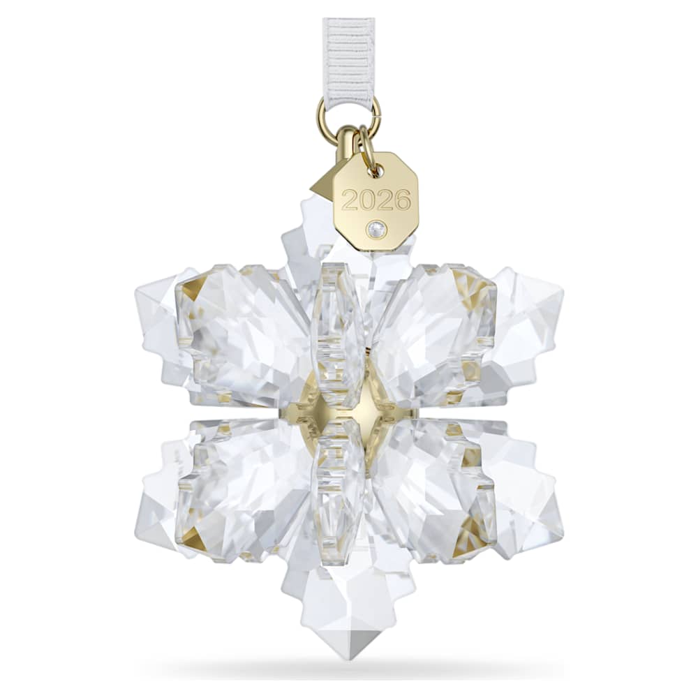 Annual Edition 3D Ornament 2026, White | Swarovski