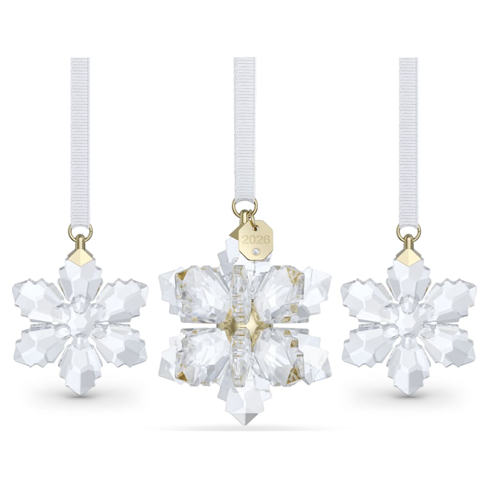Annual Edition 3D オーナメントセット 2026, ホワイト | Swarovski