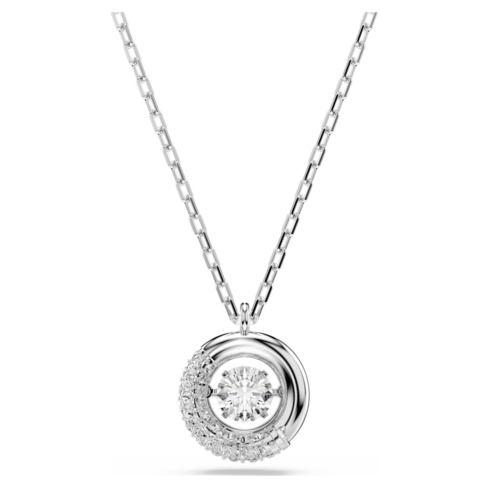 e-ma様 Dextera bangle, Round cut, White, Rhodium plated | Swarovski
