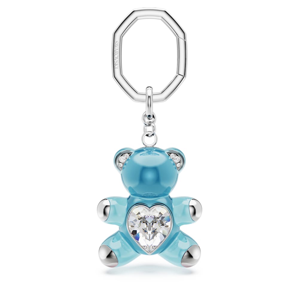 Swarovski テディベア型チャーム Teddy pendant, Bear, Pink, Rose gold-tone plated | Swarovski