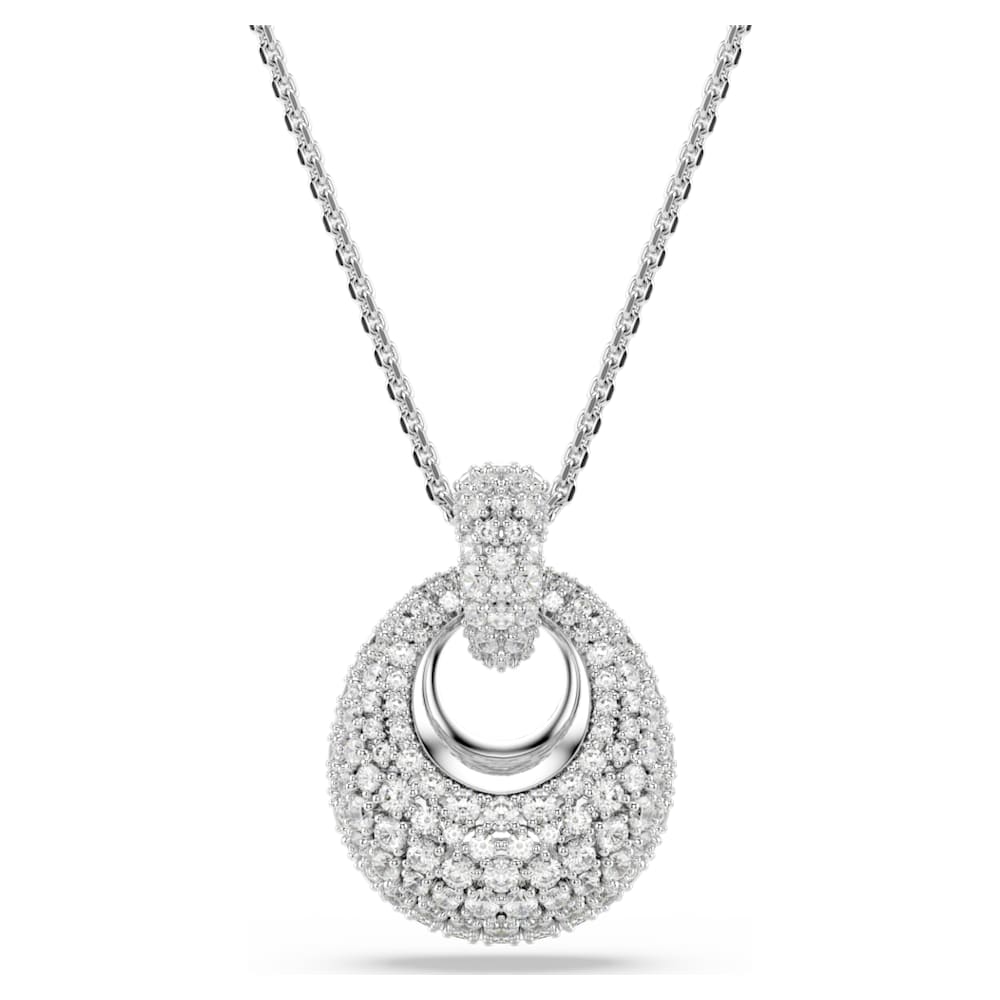 Sublima pendant, White, Rhodium plated | Swarovski