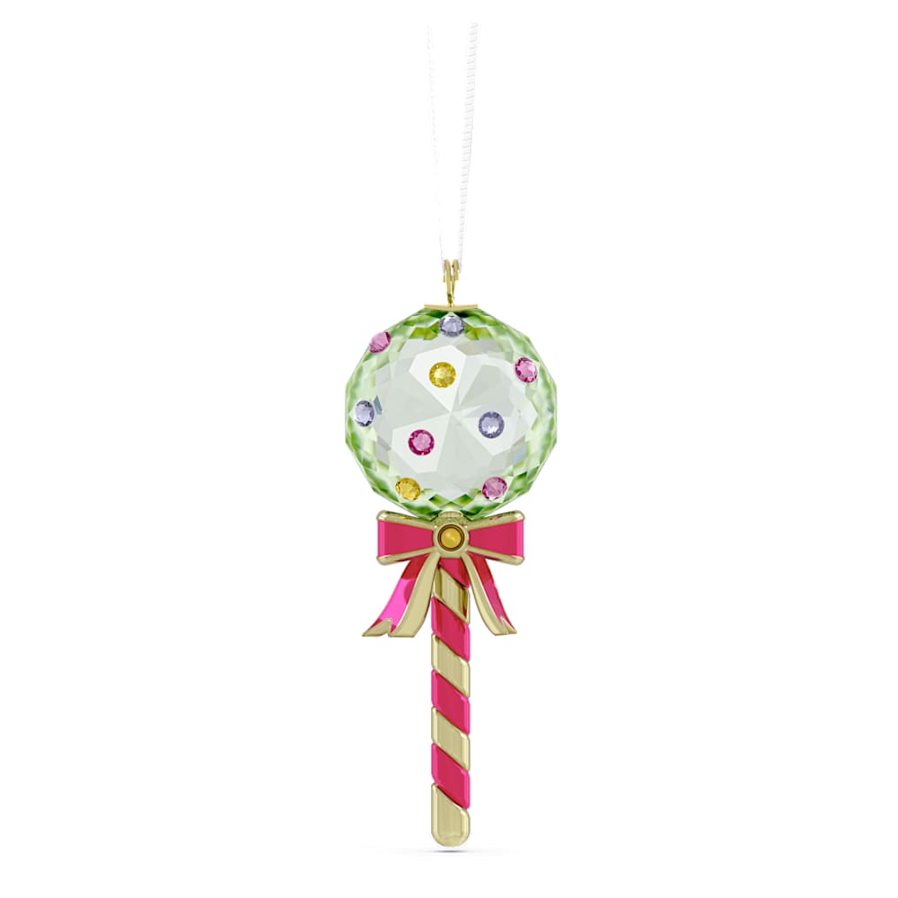 Holiday Cheers Dulcis ロリポップ オーナメント グリーン | Swarovski