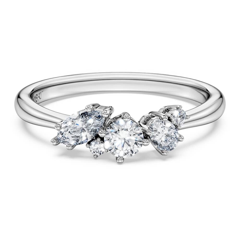 Galaxy ring, Lab-grown diamonds 0.43 ct tw, Mixed shapes, Sterling