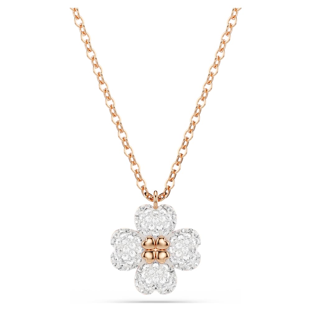 Latisha ペンダント, パヴェ, クローバー, マルチカラー, ローズ
