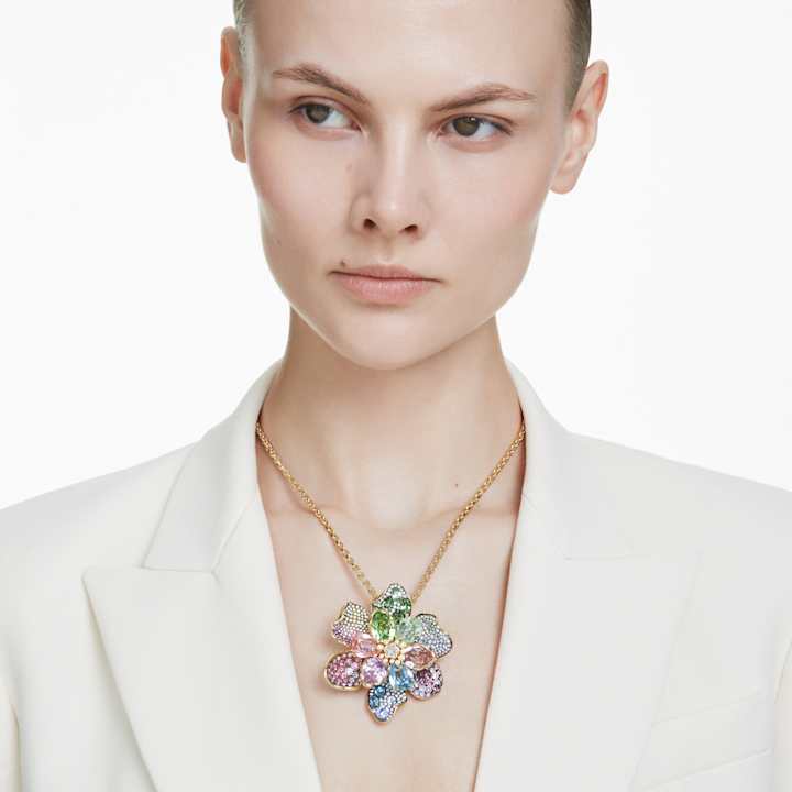 Gold-tone Plated Brooches for Men and Women | Swarovski