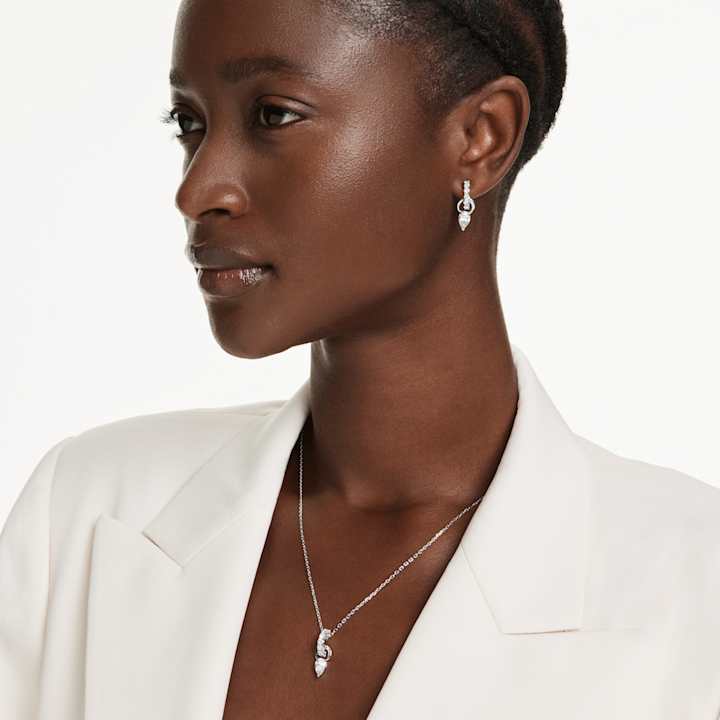 SWAROVSKI フープピアス ネックレス セット Amazon | スワロフスキー タイムフープ ピアス One Size