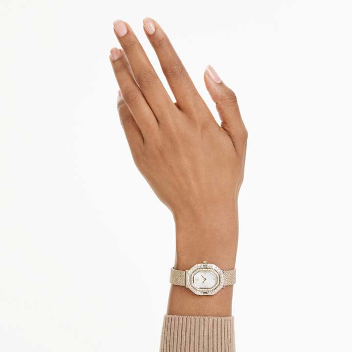 シャンパンゴールドトーン・プレーティングのウォッチ | Swarovski