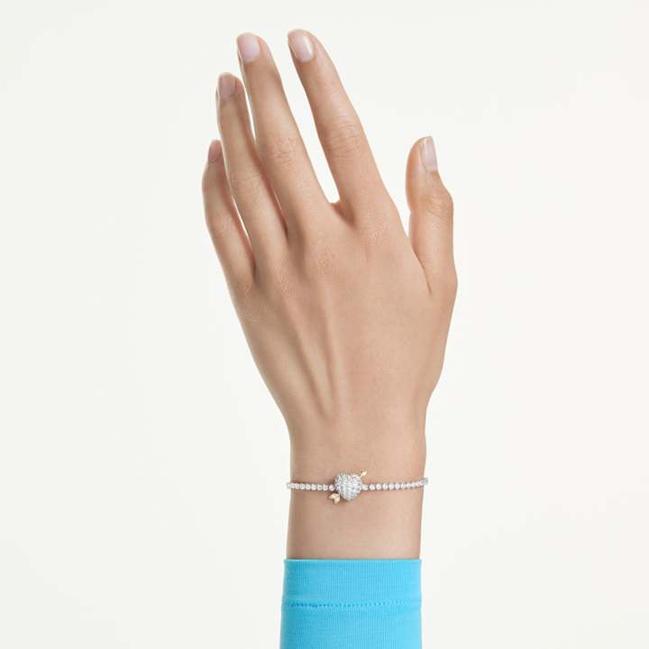 ロジウム・プレーティングのブレスレット | Swarovski