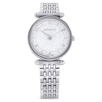 스와로브스키 Swarovski Crystalline Wonder watch, Swiss Made, Metal bracelet, Silver tone, Stainless steel