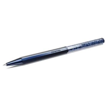 스와로브스키 Swarovski Crystalline ballpoint pen, Octagon shape, Blue, Blue lacquered