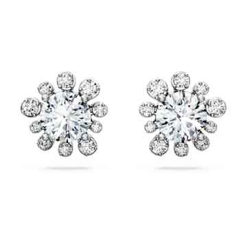 스와로브스키 Swarovski Galaxy stud earrings, Laboratory grown diamonds 2.3 ct tw, 14K white gold
