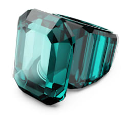 Bague cocktail Lucent, Taille octogonale, Verte - Swarovski, 5600236