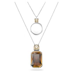 Elegance of Africa medál, Szett (2), Barna, Ródium bevonattal - Swarovski, 5622784