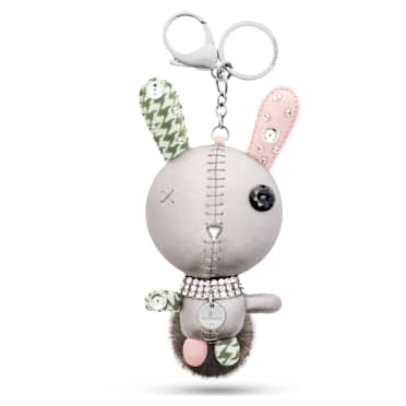 จี้ชาร์มห้อยกระเป๋า Mathilde, กระต่าย, เทา, สเตนเลสสตีล - Swarovski, 5020921