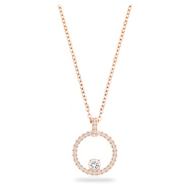Constella pendant, White, Rose gold-tone plated - Swarovski, 5202446