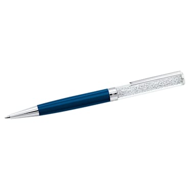 Crystalline Kugelschreiber, Blau, Blau lackiert, verchromt - Swarovski, 5351068
