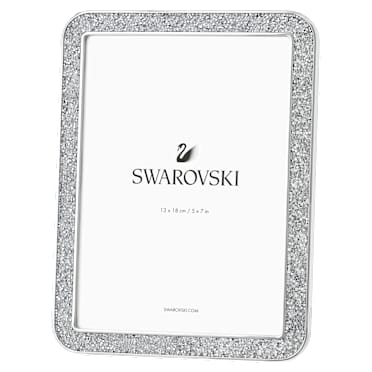 Minera Resim Çerçevesi, Dikdörtgen şekil, Büyük, Gümüş Rengi - Swarovski, 5351296