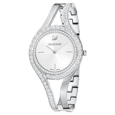 นาฬิกา Eternal, Swiss Made, สายนาฬิกาคริสตัล, โทนสีเงิน, สเตนเลสสตีล - Swarovski, 5377545