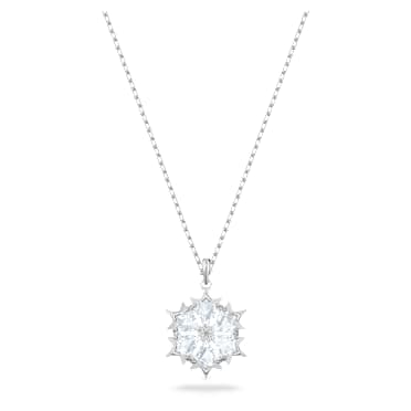 Magic hanger, Sneeuwvlok, Wit, Rodium toplaag - Swarovski, 5428432