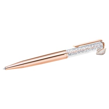 Crystalline ปากกาลูกลื่น, หงส์, โทนโรสโกลด์, เคลือบโทนสีโรสโกลด์ - Swarovski, 5479552