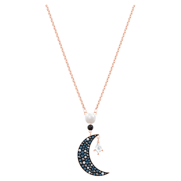 Symbolica 鏈墜, 月亮和星星, 漸層色, 18K 金（玫瑰金色）飾面 - Swarovski, 5489534