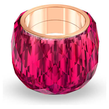 Inel Nirvana, Roșu, Finisaj în nuanță roz-aurie - Swarovski, 5508718