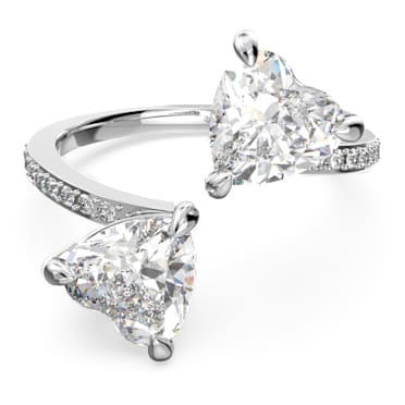 Rhodium Plated Rings Swarovski