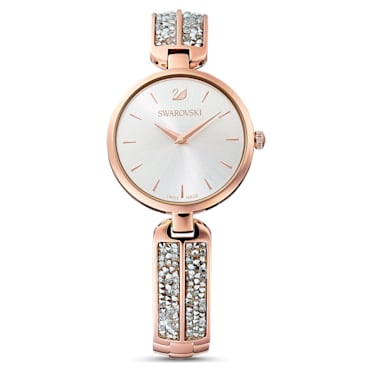 Reloj Dream Rock, Fabricado en Suiza, Brazalete de metal, Tono oro rosa, Acabado tono oro rosa - Swarovski, 5519306