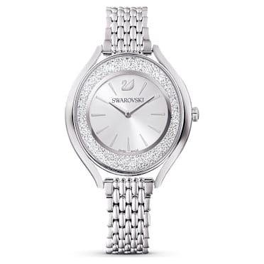 Crystalline Aura ウォッチ, スイス製, メタルブレスレット, シルバー系, ステンレス鋼 - Swarovski, 5519462