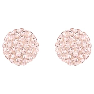 Σκουλαρίκια με καραφάκι Blow, Ροζ, Επιμετάλλωση σε ροζ χρυσαφί τόνο - Swarovski, 5528456