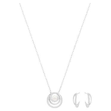 Set Free, Bianco, Placcato rodio - Swarovski, 5528946