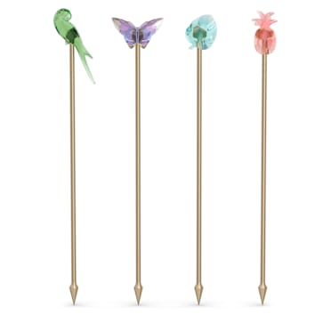 Jungle Beats Miscelatori per cocktail Andoki, Set di 4 - Swarovski, 5557812