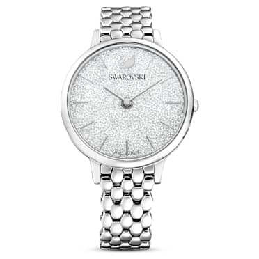 Crystalline Joy 워치, 스위스 메이드, 메탈 브레이슬릿, 실버 톤, 스테인리스 스틸 - Swarovski, 5563711
