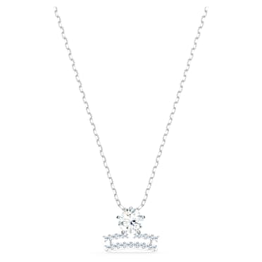 Zodiac II hanger, Weegschaal, Wit, Gemengde metaalafwerking - Swarovski, 5563895