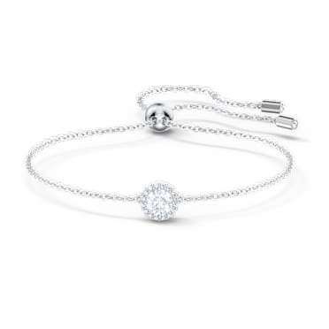 Bracelet Una Angelic, Diverses tailles rondes, Blanc, Métal rhodié - Swarovski, 5567934
