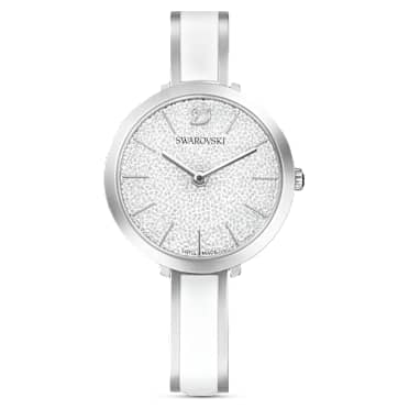 Crystalline Delight นาฬิกา, Swiss Made, สร้อยข้อมือโลหะ, ขาว, สเตนเลสสตีล - Swarovski, 5580537