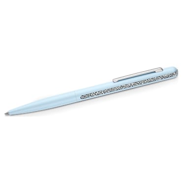 Crystal Shimmer ballpoint pen, Blue, Blue lacquered, chrome plated - Swarovski, 5595669