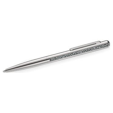Crystal Shimmer ballpoint pen, Silver tone, Chrome plated - Swarovski, 5595672