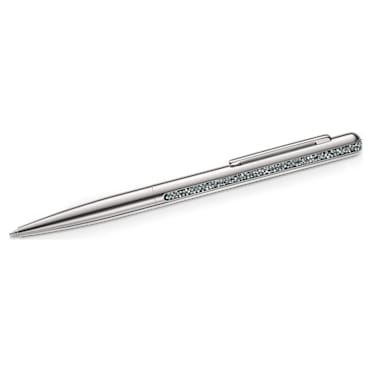 Crystal Shimmer ballpoint pen, Silver Tone, Chrome plated - Swarovski, 5595672