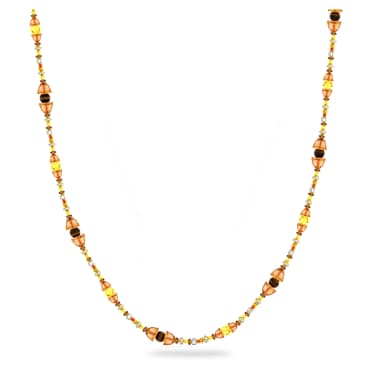Collier Somnia, Extra-long, Marron, Placage de ton or - Swarovski, 5600790