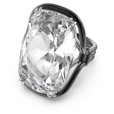 Δαχτυλίδι κοκτέιλ Harmonia, Κρύσταλλο μεγάλου μεγέθους, Λευκό, Φινίρισμα από διάφορα μέταλλα - Swarovski, 5610344