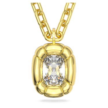 Dulcis pendant, Cushion cut, Gold tone, Gold-tone plated - Swarovski, 5613656