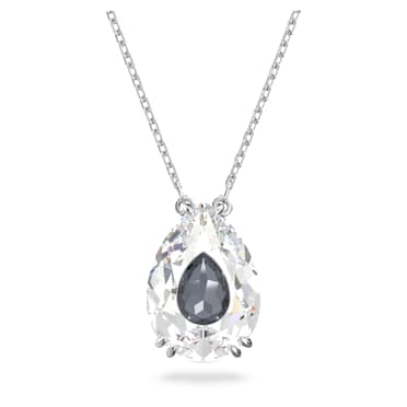Colier Elegance of Africa, Alb, Placat cu rodiu - Swarovski, 5615114