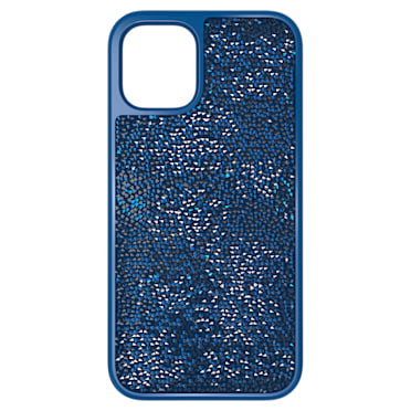Capa para smartphone Glam Rock, iPhone® 12 mini, Azul - Swarovski, 5616360