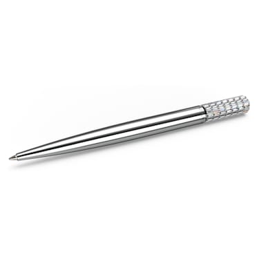 Στυλό, Ασημί τόνος, Επιμετάλλωση χρωμίου - Swarovski, 5617001