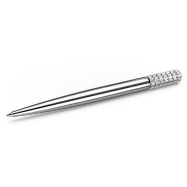 Ballpoint pen, Silver tone, Chrome plated - Swarovski, 5617001