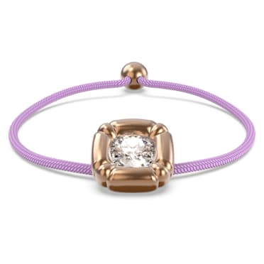 Dulcis bracelet, Cushion cut, Rose gold, Rose gold-tone plated - Swarovski, 5617983
